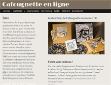 Tablet Screenshot of cafougnette.com